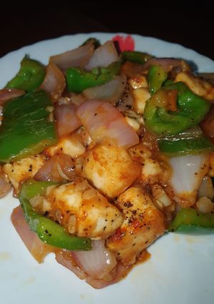A picture of Chilli paneer.