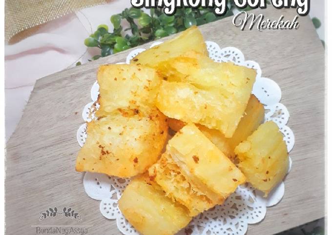 Resep Singkong Goreng Merekah Oleh Bundanayassya Cookpad