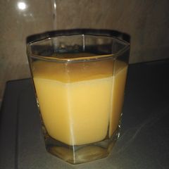 A picture of Orange and Mango juice.