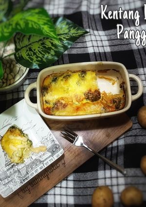 Foto resep Kentang Brokoli Panggang