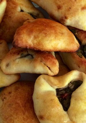 صورة لوصفة فطائر السبانخ