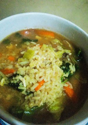 Foto resep Nasi godog (menu diet)