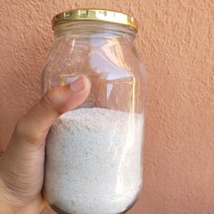 A picture of Homemade oat flour.