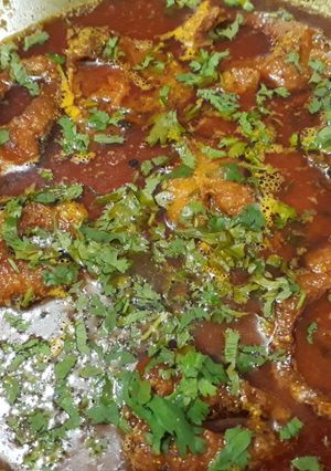 A picture of Fish curry.