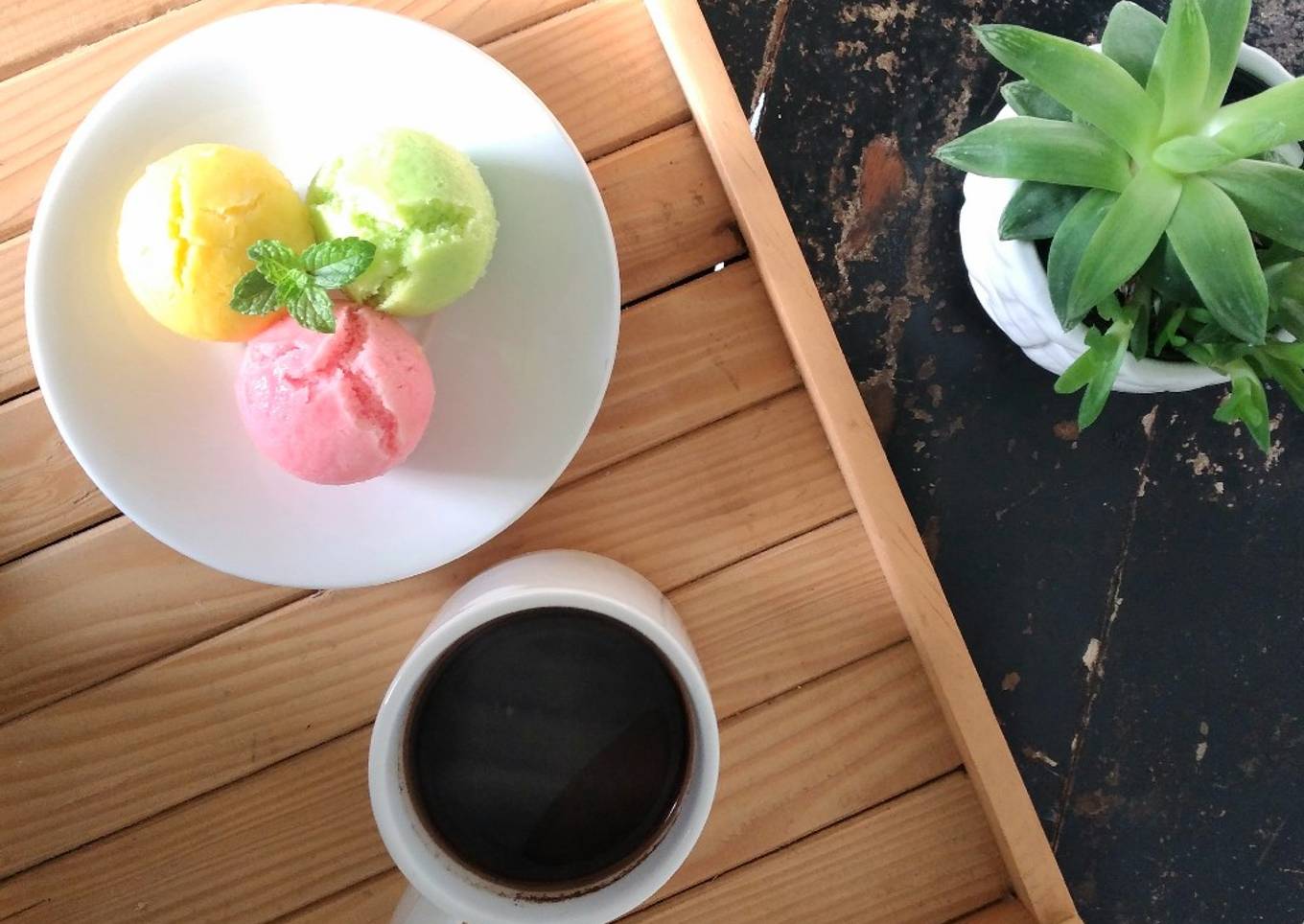 Kue Mangkok, chewy tape singkong