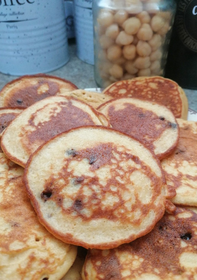 Una foto de Hot cakes de garbanzo