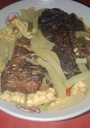 Foto resep Ikan panggang sayur santan