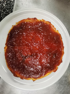 Foto principal de Tarta de queso con mermelada de fresa