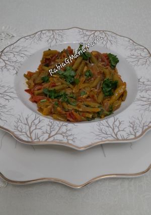 صورة لوصفة فاصولياء الخضراء بالطماطم🍅🍅🥘