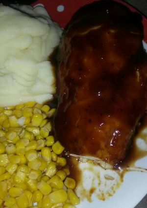 A picture of Oven BBQ chicken.