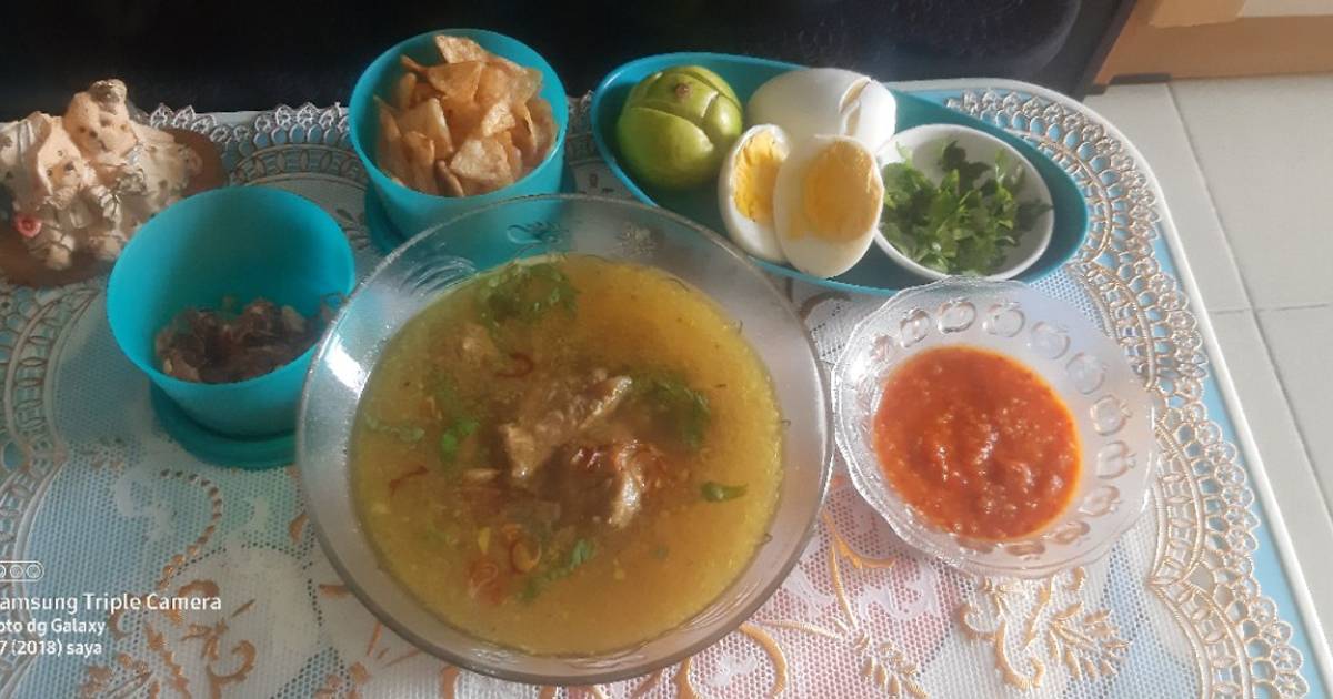 Resep Soto Daging Madura Paling Mudah dan Enak