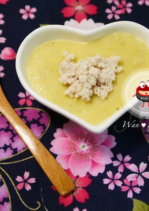 ♡宛の寶寶”食“堂 ✿ 玉米雞容粥 的食譜成品照片