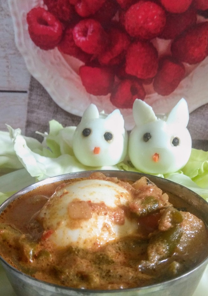 முட்டை காய்கறி குருமா (Muttai kaaikari kuruma recipe in tamil) செய்முறை முக்கிய புகைப்படம்
