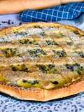 Crostata di ricotta e gocce di cioccolato per un natale tradizionale