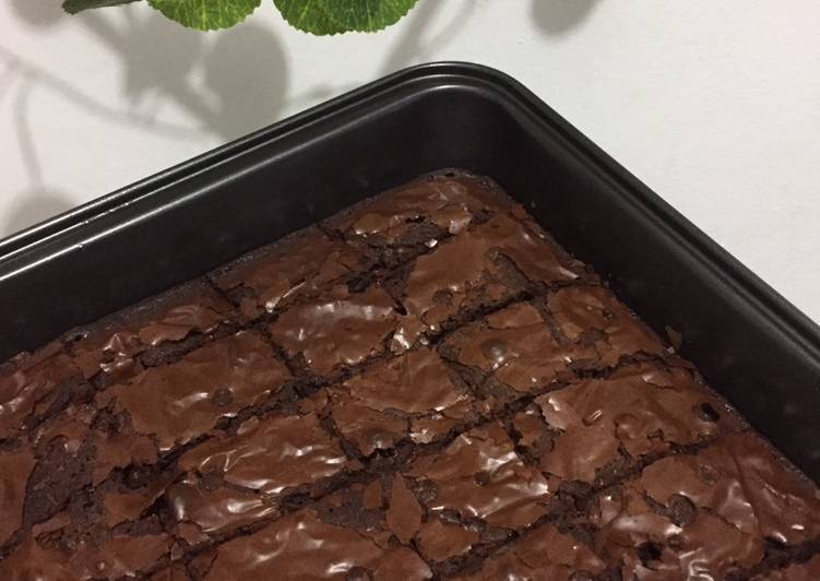 Langkah Mudah untuk Membuat Fudgy brownies yang Enak Banget