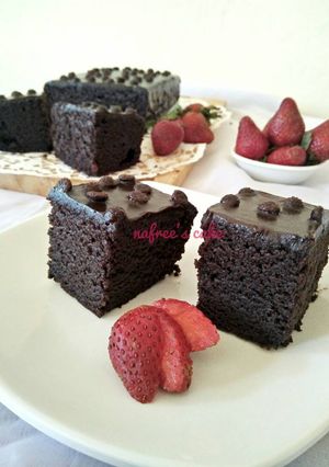 Foto resep Eggless chocolate cake
