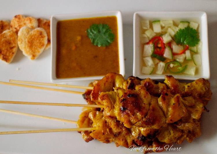 Recipe of Super Quick Homemade Thai chicken satay