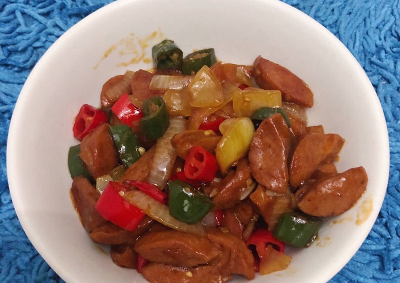Sosis Pedas Manis Kecap