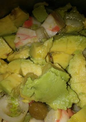 Una foto de Ensalada de King Crap