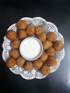 A picture of Potato Cheese Balls.