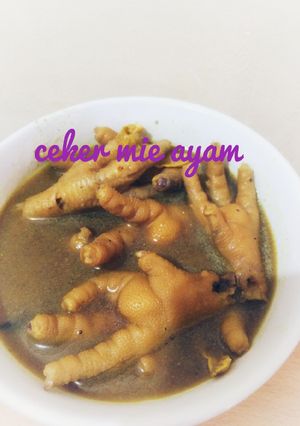 Foto resep Ceker mie ayam