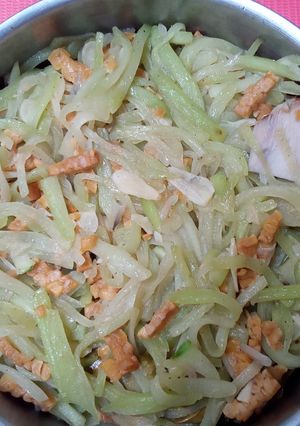 Foto resep Tumis labu siam + tempe