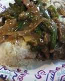 Carne fácil y salteado de brócoli