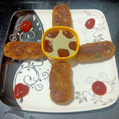 A picture of Roti Cutlets.