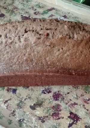Una foto de Budín de azúcar negra y limón