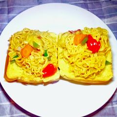 A picture of Noodle on Toast.