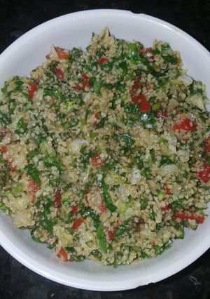 A picture of Couscous salad.