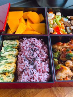 蔥燒雞腿便當 的食譜成品照片
