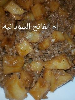 صورة لوصفة بطاطس قيمه