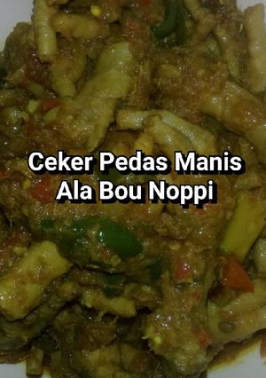 Foto resep Ceker Pedas Manis