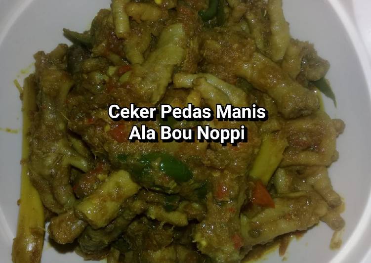 Ceker Pedas Manis