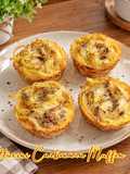 Fettuccine Carbonara Muffin