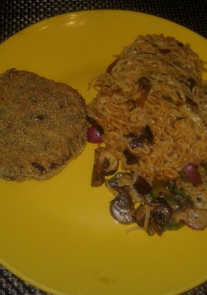 A picture of Meatless Country Fried Hamburger.