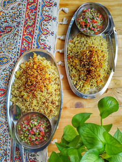 عکسی از دستور دمپخت عدس سیب زمینی