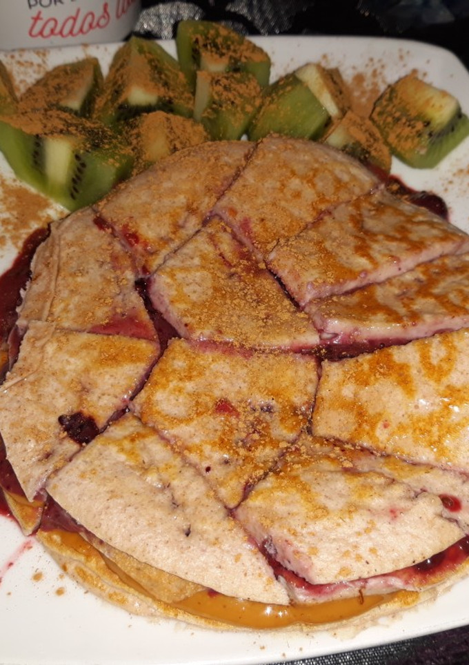 Una foto de Tortitas fitness completísimas