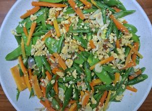 Foto resep Tumis buncis kapri wortel telur