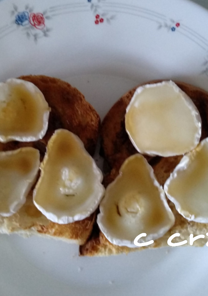 Una foto de Tosta de queso de cabra con miel