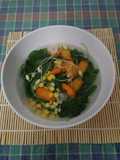 Sayur Bening Bayam Varian isi(wortel, Jagung, Toge Kedelai)