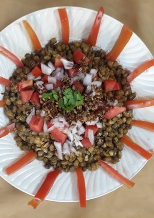 A picture of Masala moong.