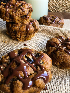Una foto de Muffins de calabaza y chocolate