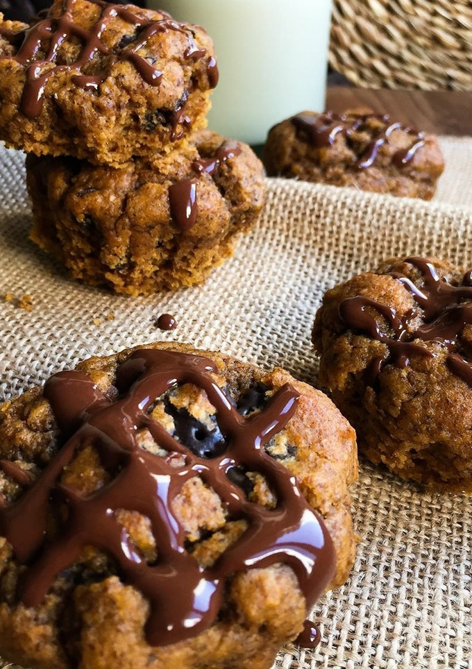 Una foto de Muffins de calabaza y chocolate