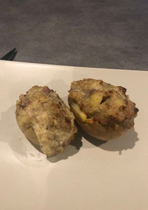 Une photo de Pommes de terre aux champignons