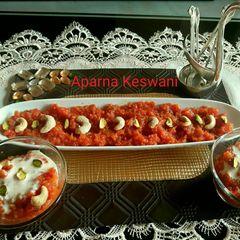 A picture of Gajar Halwa.