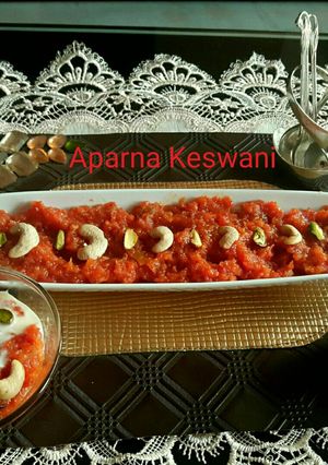 A picture of Gajar Halwa.