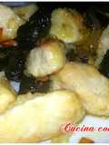 Bocconcini di pollo con prugne e zenzero