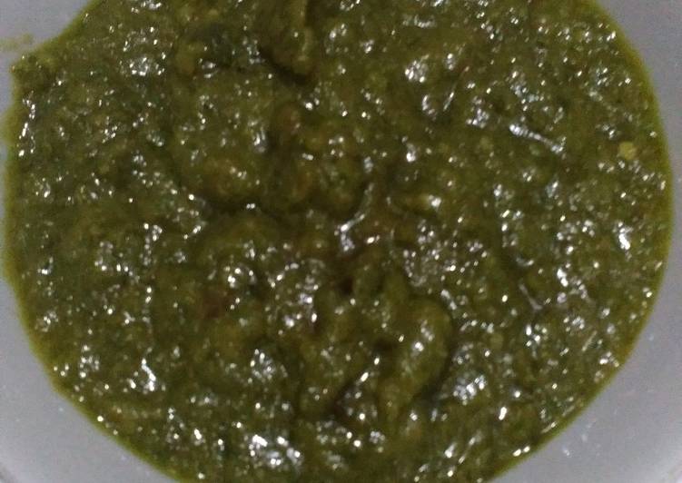 Easiest Way to Prepare Delicious Cabe Ijo Sambal Lumut
